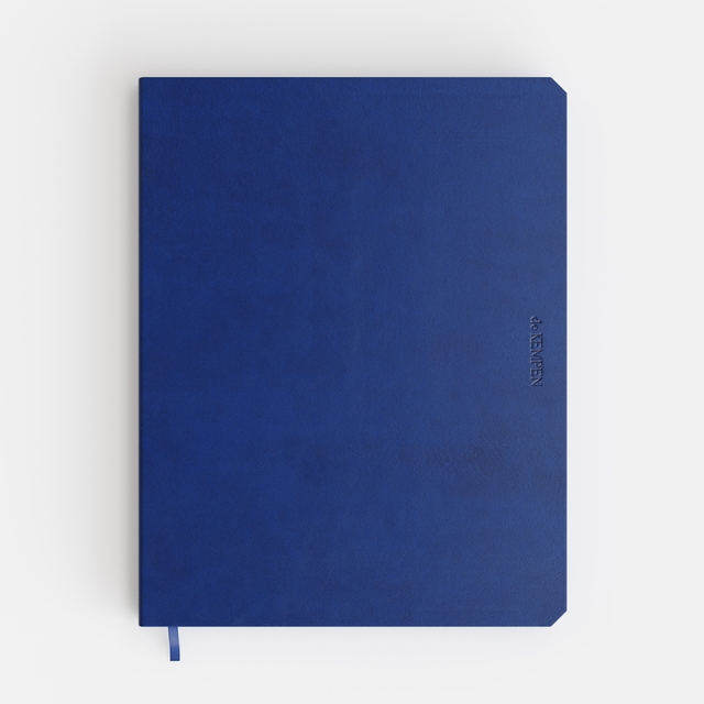 Carnet de notes De Kempen Blue Notes 171x220mm uni 192 pages 90g bleu