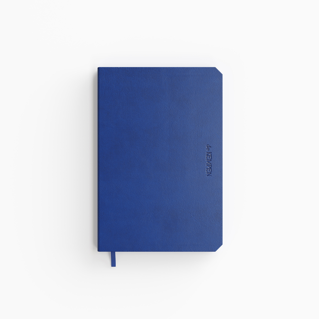 Carnet de notes De Kempen Blue Notes 110x160mm uni 160 pages 90g bleu