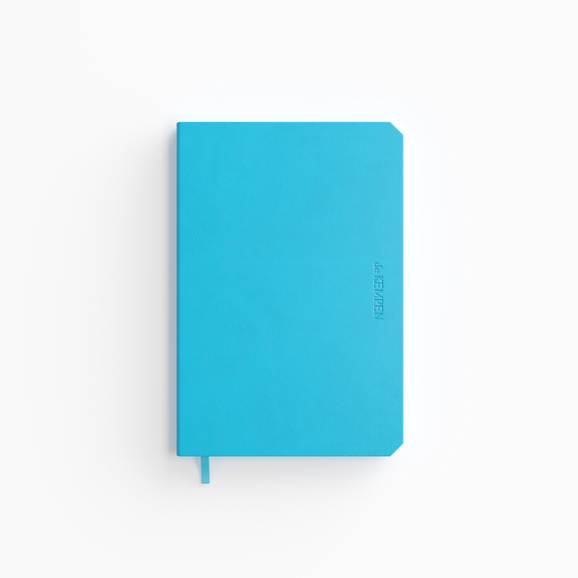 Carnet de notes De Kempen Limitless 110x160mm uni 160 pages 90g bleu vif