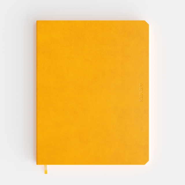 Carnet de notes De Kempen Independent 171x220mm uni 192 pages 90g jaune