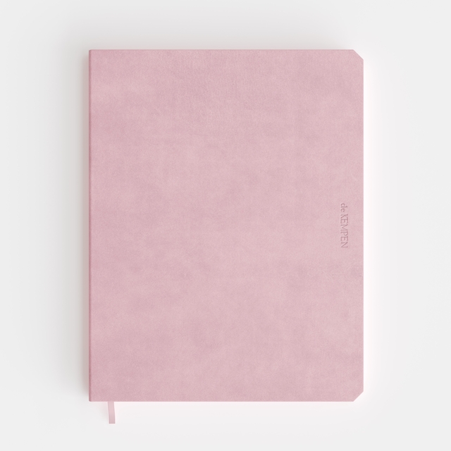 Carnet de notes De Kempen Brut 171x220mm ligné 192 pages 90g rose