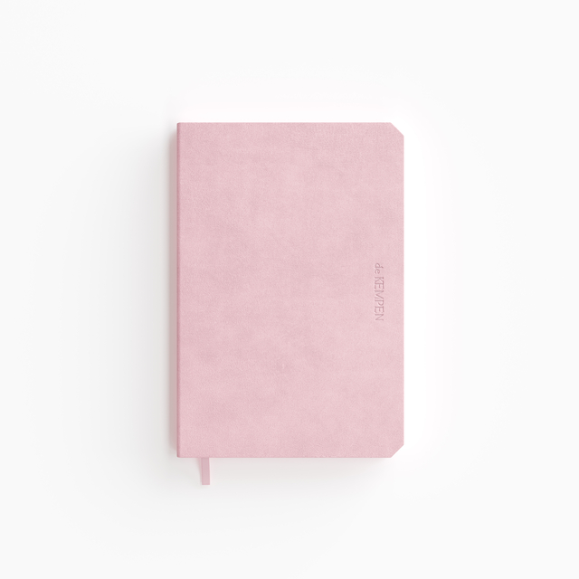 Notitieboek de KEMPEN Brut 110x160mm blanco 160 pagina's 90gr roze