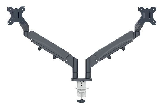 Monitorarm Leitz Ergo ruimtebesparend dubbele monitorarm