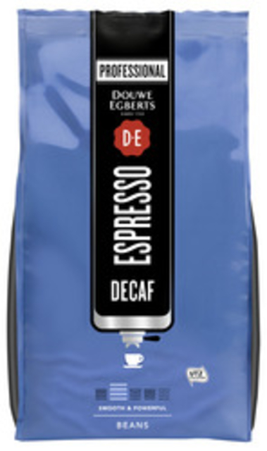 Café en grain Douwe Egberts espresso Décaféiné