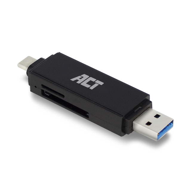 Kaartlezer ACT USB-C/USB-A 3.0