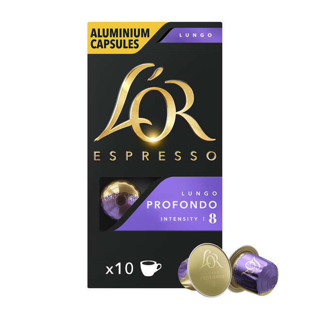 Koffiecups L'Or espresso Lungo Profondo 10 stuks