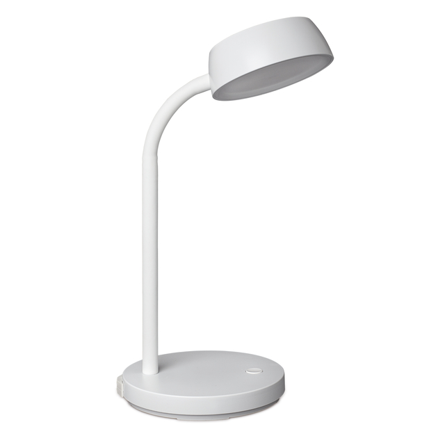 Lampe de bureau MAULabby LED sur socle blanc