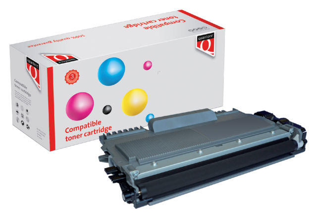 Toner Quantore alternatief tbv Brother TN-2210BK TN-2010BK zwart