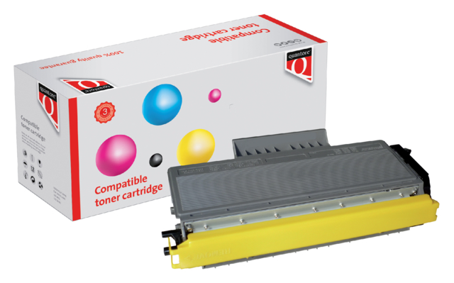 Toner Quantore alternatief tbv Brother TN-3280BK zwart