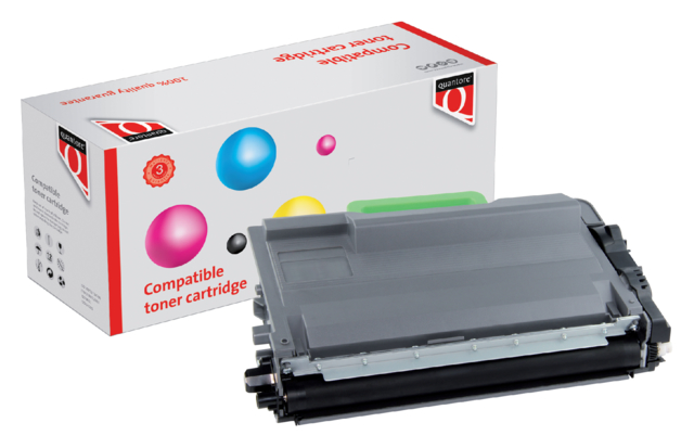 Toner Quantore alternatief tbv Brother TN-3480BK zwart