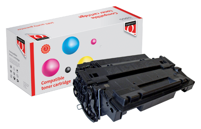 Tonercartridge Quantore alternatief tbv HP CE255A 55A zwart