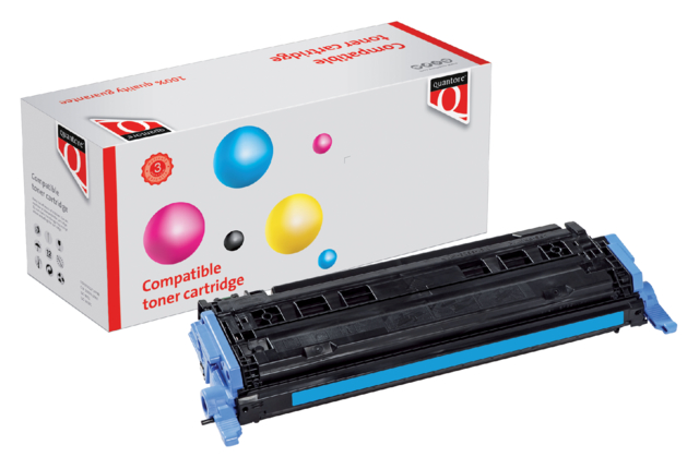 Tonercartridge Quantore alternatief tbv HP Q6001A 124A blauw