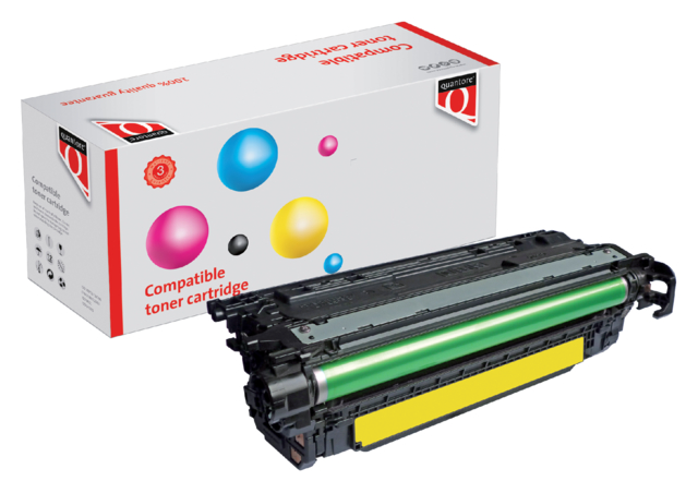 Tonercartridge Quantore alternatief tbv HP CE262A 648A geel