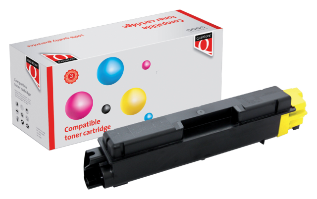 Toner Quantore alternatief tbv Kyocera TK-580Y geel