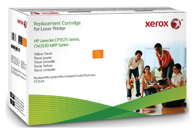 Tonercartridge Xerox alternatief tbv HP CE252A 504A geel