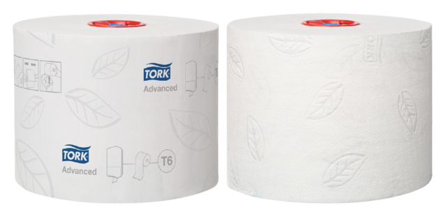 Toiletpapier Tork T6 Advanced 2-laags 100m wit 127530