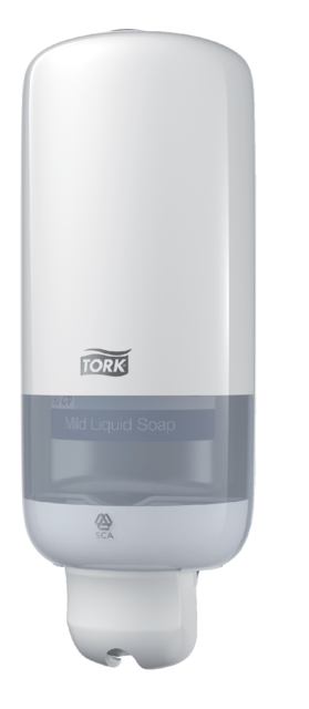 Distributeur savon Tork S11 Elevation 560000 liquide 1000ml blanc