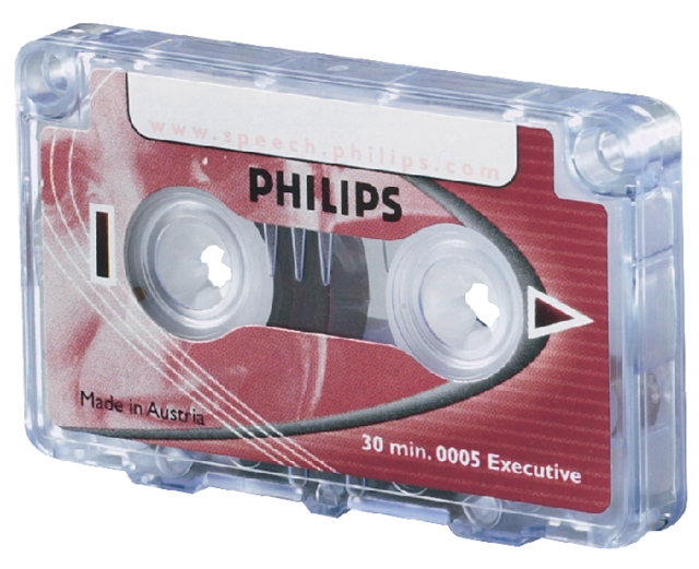 Cassette dictaphone Philips LFH0005 2x15min avec clip