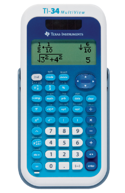 Rekenmachine TI-34 multiview