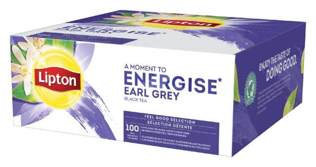 Thé Lipton Energise Earl Grey 100x 1,5g