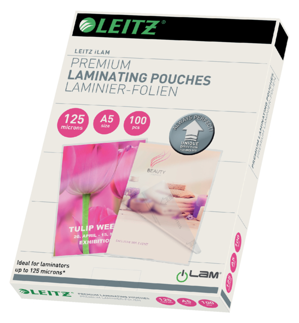 Pochette de plastification Leitz iLAM A5 2x125 micron 100 pièces