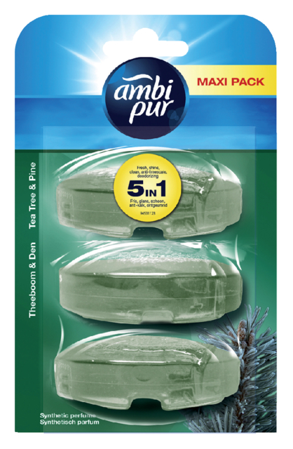 Bloc WC Ambi Pur Tea Tree & Pine 3 recharges