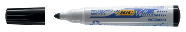 Viltstift Bic Velleda 1701 whiteboard rond large zwart