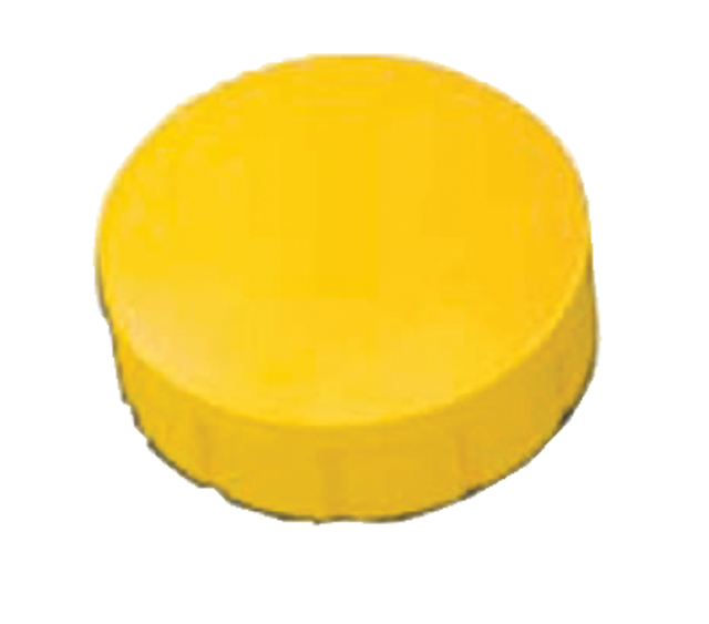 Aimant MAUL Solid 15mm 150g jaune 10 pièces