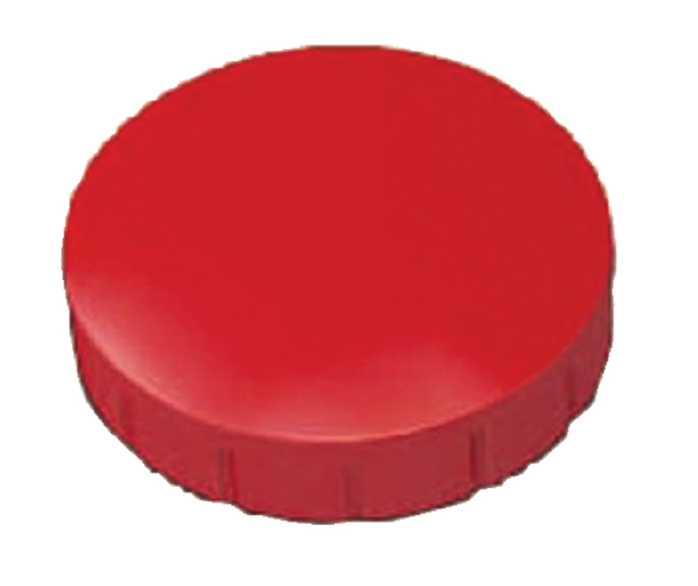 Magneet MAUL Solid 20mm 300gr rood 10 stuks