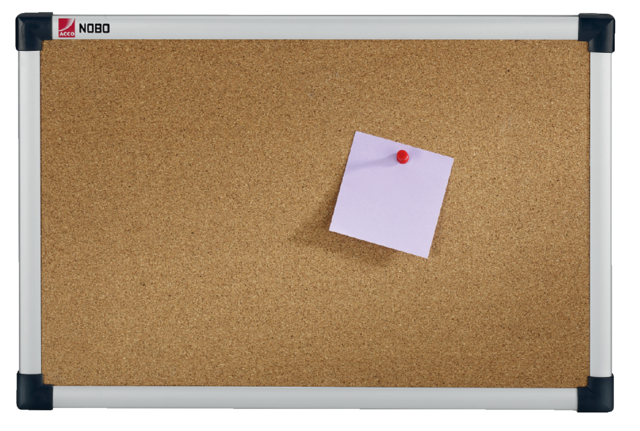 Prikbord Nobo 60x90cm kurk retailverpakking