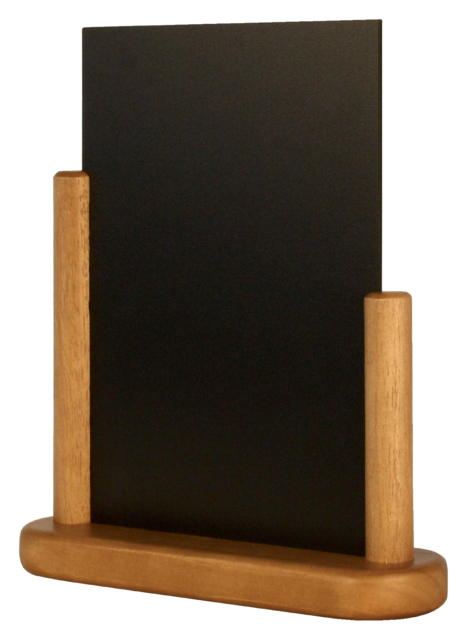 Krijtbord Securit 17x16x5cm teak hout