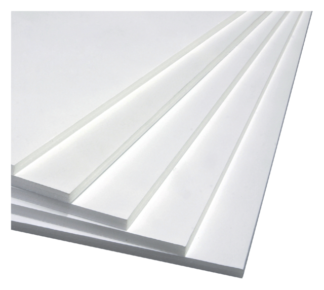 Panneau mousse 50x70cm double face 5mm blanc