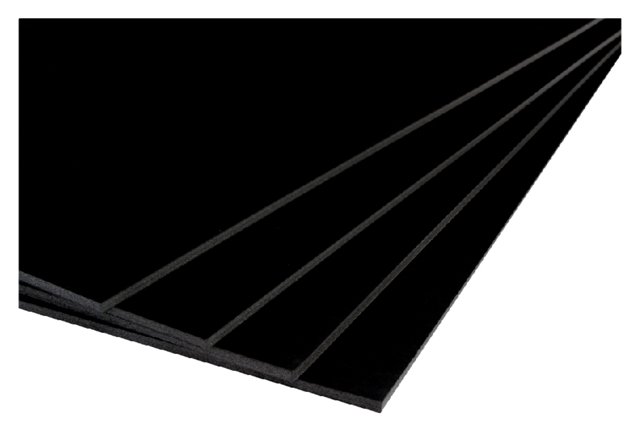 Panneau mousse 70x100cm double face 5mm noir