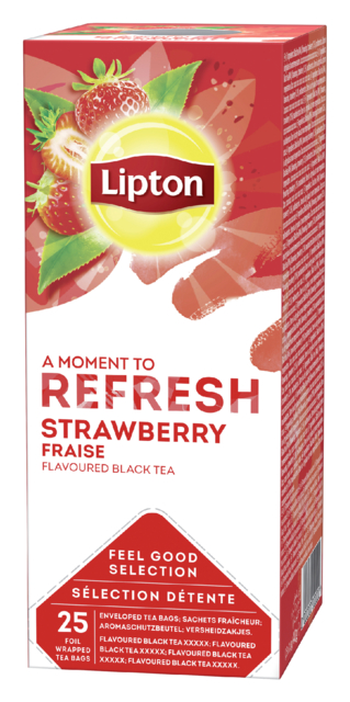 Thee Lipton Refresh strawberry 25x1.5gr