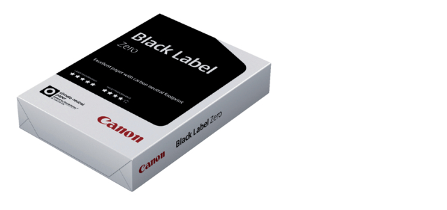 Kopieerpapier Canon Black Label Zero A4 80gr wit 500 vel