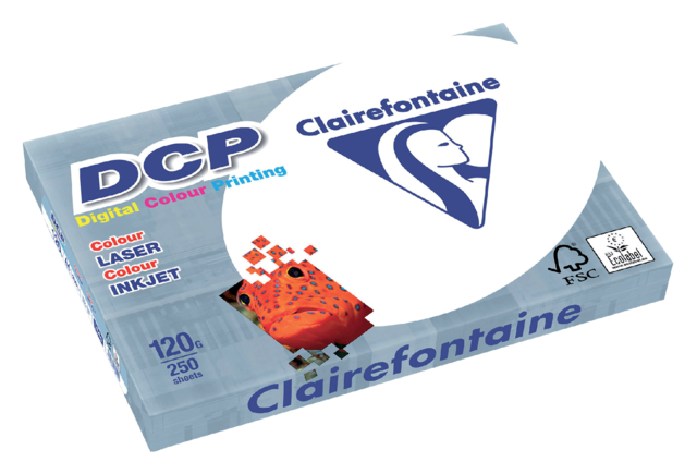 Papier laser Clairefontaine DCP A4 120g blanc 250 feuilles