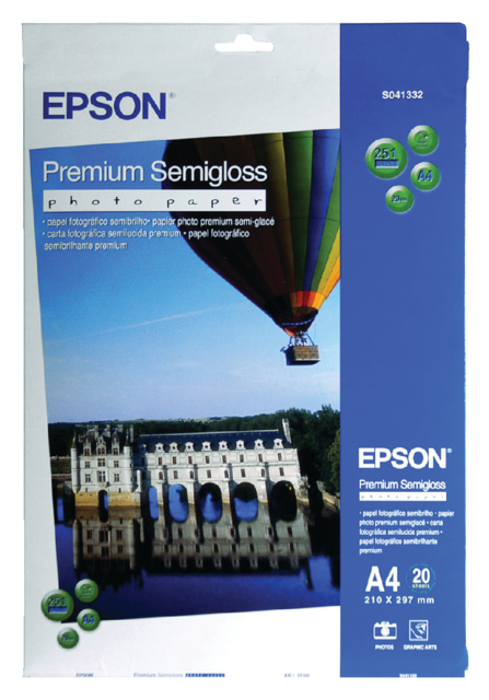 Inkjetpapier Epson S041332 A4 mat 251gr 20 vel