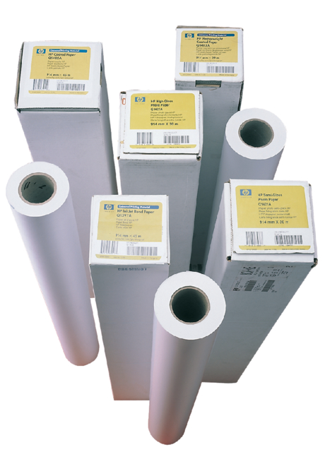 Inkjetpapier HP C6567B 1067mmx45.7m 90gr coated