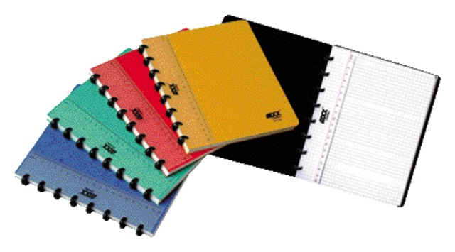Cahier ADOC Classic A5 carreau 5x5mm 144 pages 90g assorti