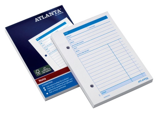 [052310] Carnet de factures Djois Atlanta A6 100 feuilles