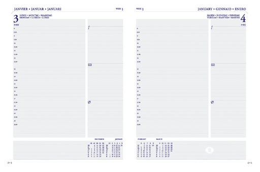 [900095] Agenda 2025 Ryam Manager Mundior 1dag/1pagina zwart