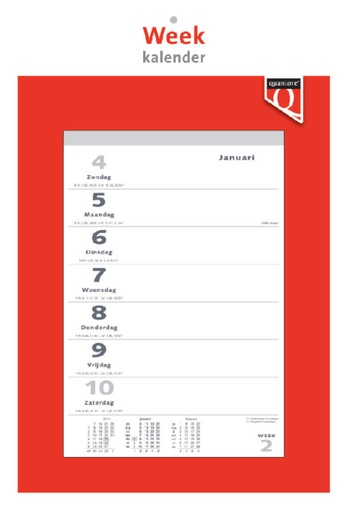 [336039] Weekkalender 2025 Quantore