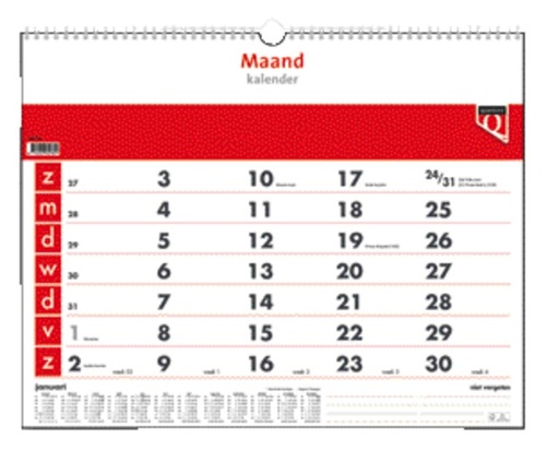 [336038] Calendrier mensuel 2024 Quantore