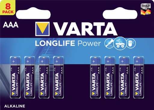 [413870] Pile Varta Longlife Power 8x AAA