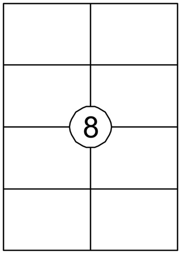 [129940] Etiquette Quantore 105x74mm  800 pièces