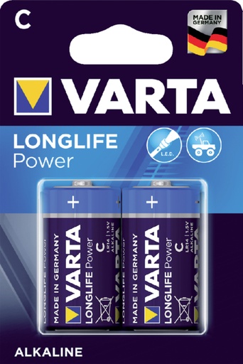 [413758] Batterij Varta Longlife Power 2xC