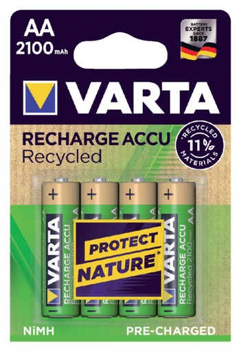 [413761] Batterij oplaadbaar Varta 4xAA 2100mAh ready2use