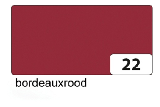 [141682] Fotokarton Folia 2-zijdig 50x70cm 300gr nr22 bordeaux rood