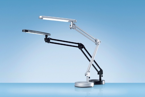 [495291] Bureaulamp Hansa led 4stars zilvergrijs