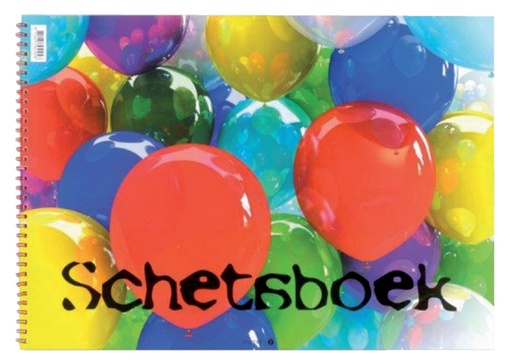 [097614] Schetsboek Papyrus ballon A5 120gr 20vel